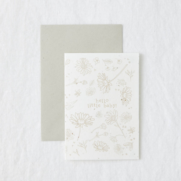 Little Baby - Wildflower Seed Plantable Greeting Card