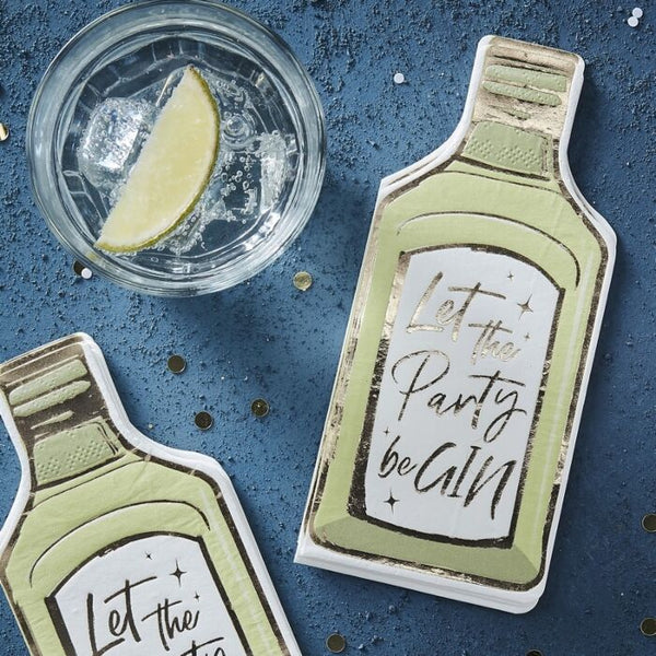 Let The Party Be Gin Paper Napkins