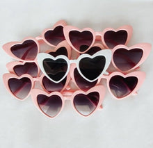 Load image into Gallery viewer, Love Heart Sunglasses White
