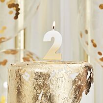 Load image into Gallery viewer, Gold Ombre Number Birthday Candles
