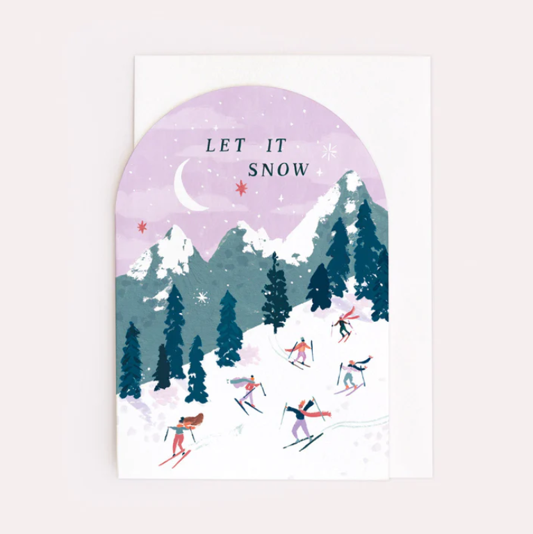 Let It Snow Christmas Card