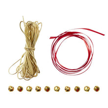 Load image into Gallery viewer, Festive Wrap Kit Including Bells - Red &amp; Gold

