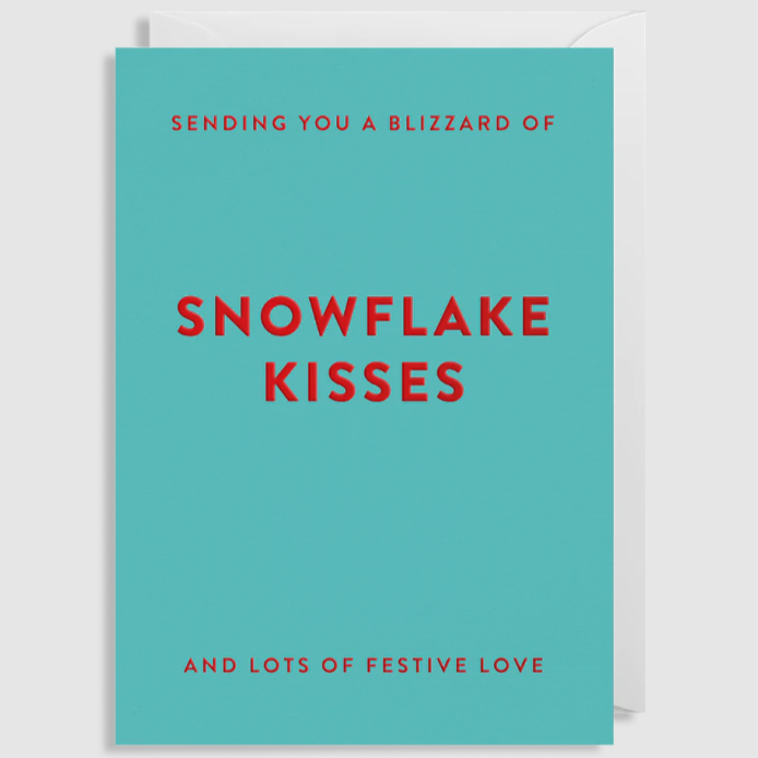 Snowflake Kisses Card