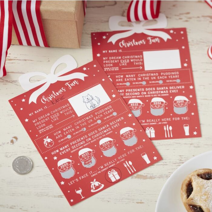 Festive Activity Cards