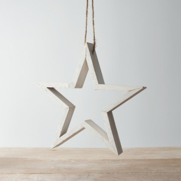 Hanging White Star