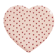 Load image into Gallery viewer, Heart Print Paper Heart Plates
